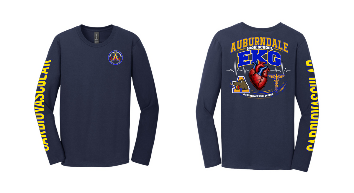 Navy AHS EKG Shirts & Hoodies